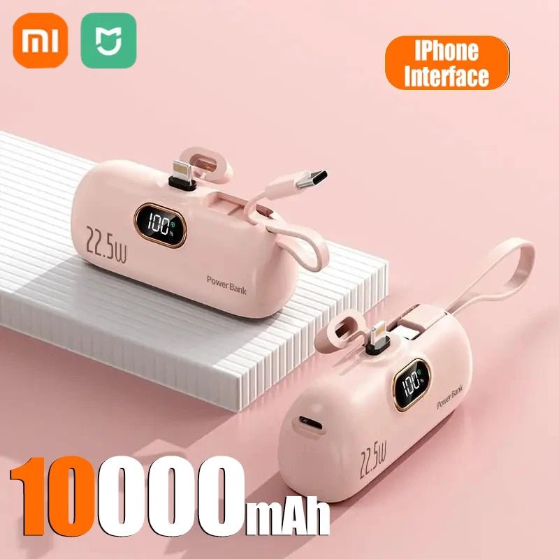 Xiaomi Mini Convenient Mobile Power Bank 30000mah Portable Fast Charging suitable for iPhone 16 15 14 Samsung External Battery Ai-TechWorld