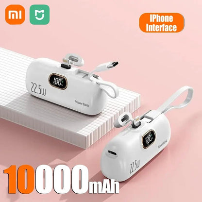Xiaomi Mini Convenient Mobile Power Bank 30000mah Portable Fast Charging suitable for iPhone 16 15 14 Samsung External Battery - Ai - TechWorld