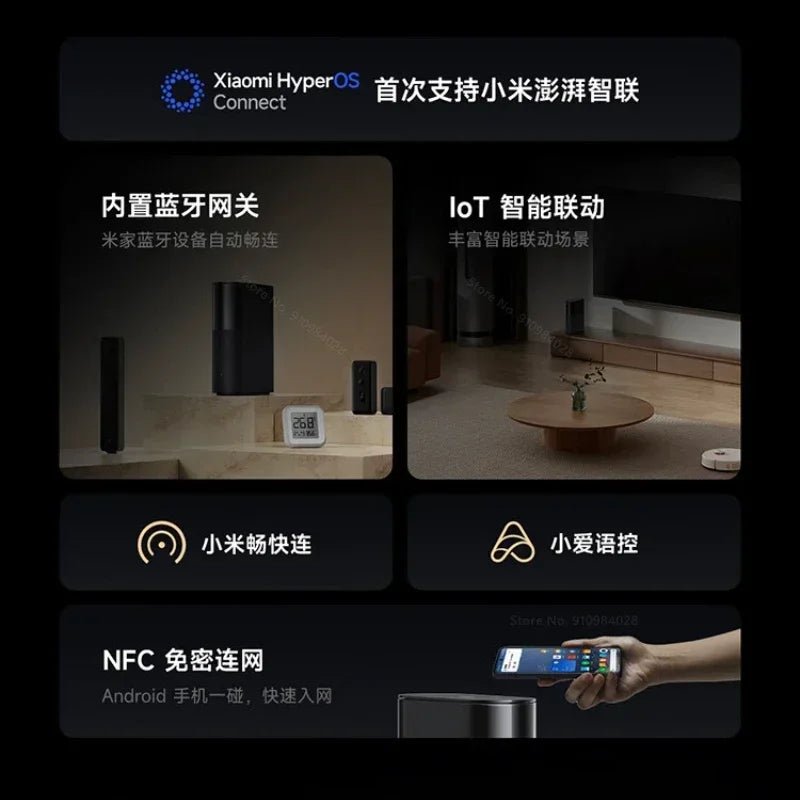 Xiaomi Router BE3600 Pro WiFi 7 Dual - Band Qualcomm quad - core Gaming Acceleration 3570Mbps Dual WAN LAN Mesh Network Repeater - Ai - TechWorld