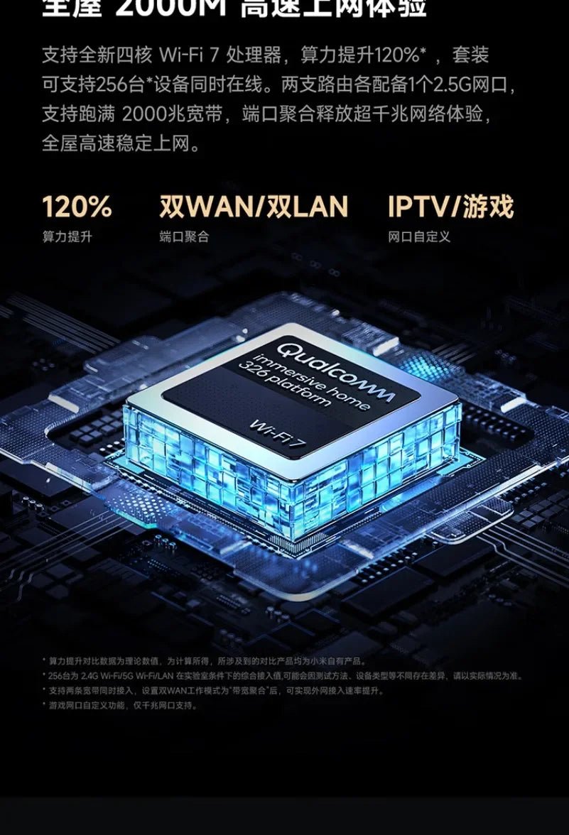 Xiaomi Router BE3600 Pro WiFi 7 Dual - Band Qualcomm quad - core Gaming Acceleration 3570Mbps Dual WAN LAN Mesh Network Repeater - Ai - TechWorld