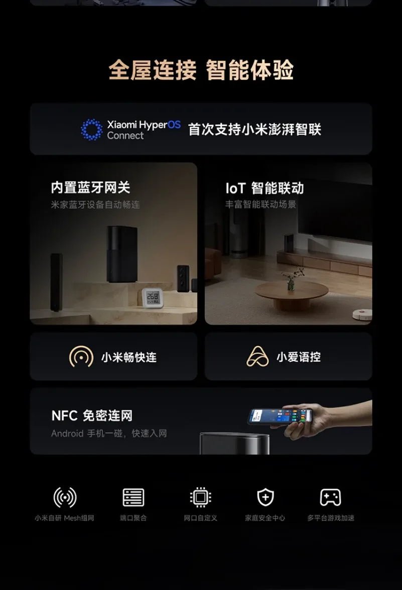 Xiaomi Router BE3600 Pro WiFi 7 Dual - Band Qualcomm quad - core Gaming Acceleration 3570Mbps Dual WAN LAN Mesh Network Repeater - Ai - TechWorld