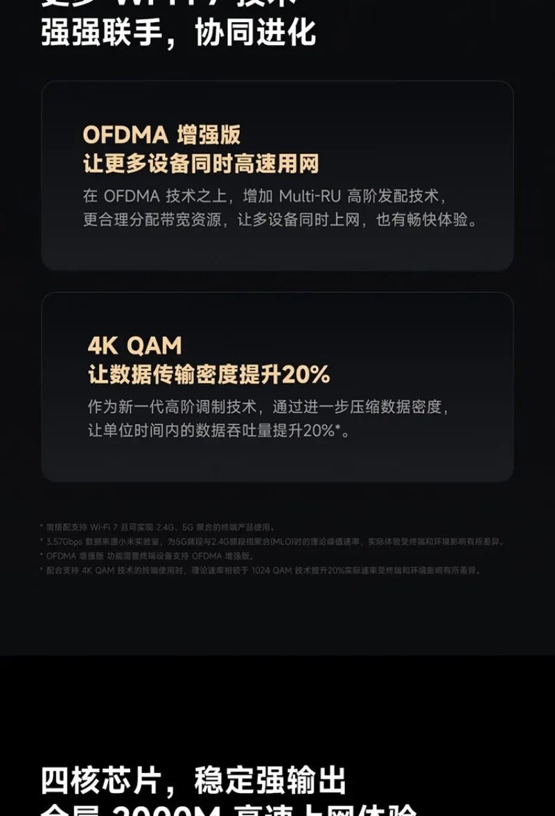 Xiaomi Router BE3600 Pro WiFi 7 Dual - Band Qualcomm quad - core Gaming Acceleration 3570Mbps Dual WAN LAN Mesh Network Repeater - Ai - TechWorld