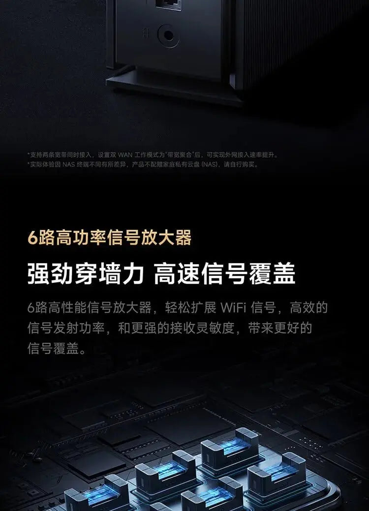 Xiaomi Router BE6500 Pro Wifi 7 Hub Gateway IPTV 2.5G Ethernet Port 1GB Large Memory OFDMA IPV6 WPA3 Repeater Signal Amplifier - Ai - TechWorld