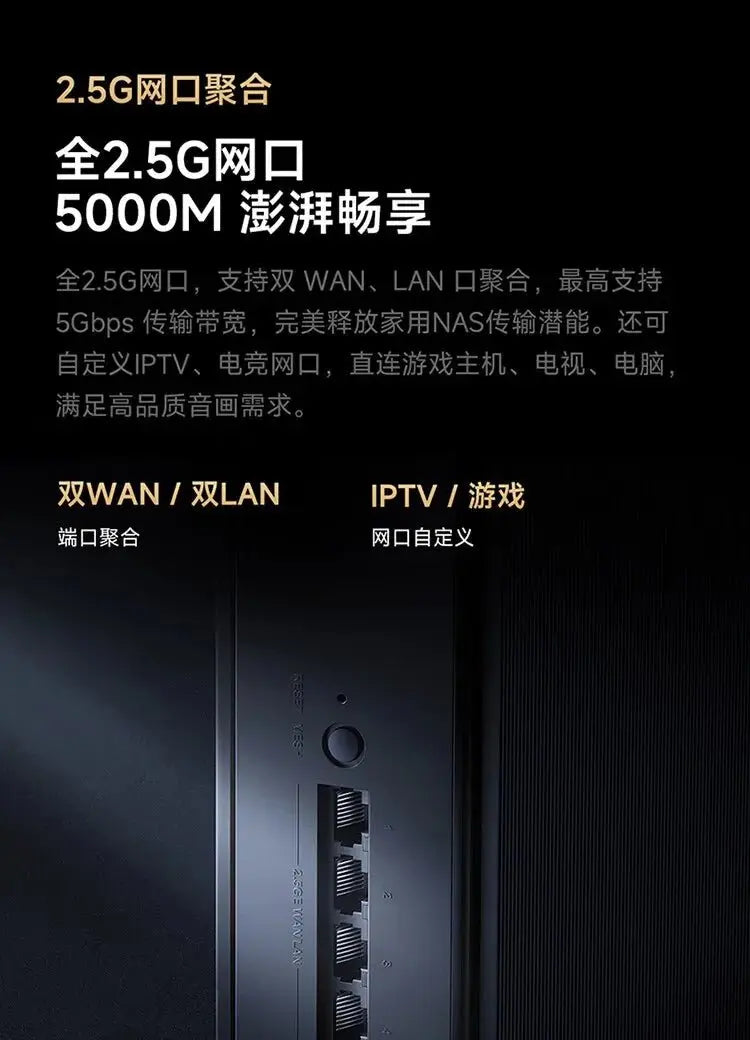 Xiaomi Router BE6500 Pro Wifi 7 Hub Gateway IPTV 2.5G Ethernet Port 1GB Large Memory OFDMA IPV6 WPA3 Repeater Signal Amplifier - Ai - TechWorld